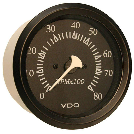 VDO Gauges VDO Cockpit Marine 85mm (3-3/8") Outboard Tachometer - Black Dial/Bezel [333-11799]