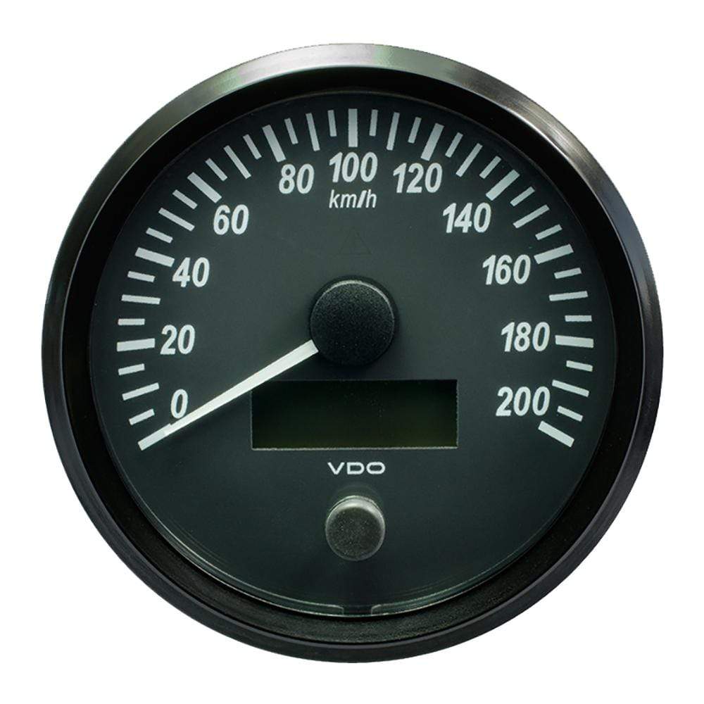 VDO Gauges VDO SingleViu 100mm (4") Speedometer - 200 KM/H [A2C3832840030]