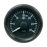 VDO Gauges VDO SingleViu 52mm (2-1/16") Brake Pressure Gauge - 30 Bar - 0-4.5V [A2C3832720030]