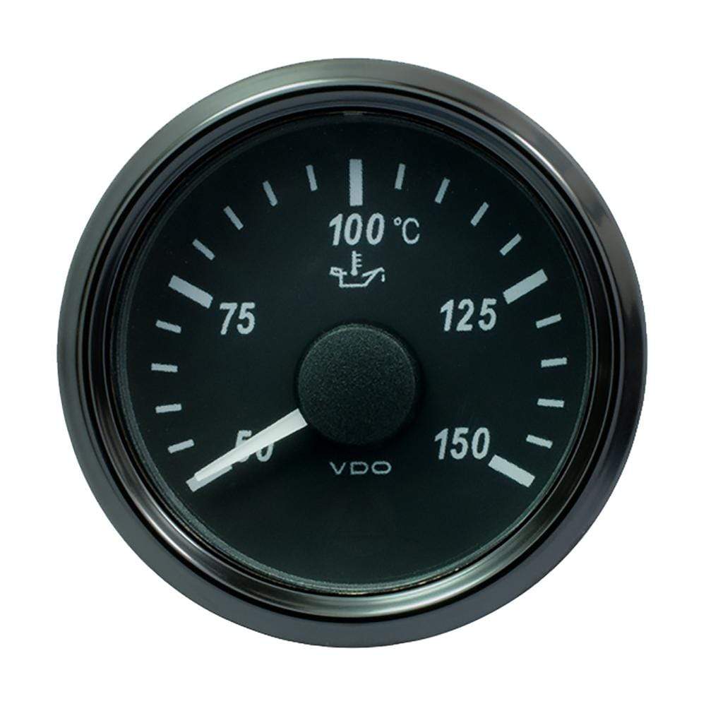 VDO Gauges VDO SingleViu 52mm (2-1/16") Oil Temp. Gauge - 150 C - 322-18 Ohm [A2C3833380030]