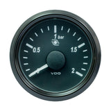 VDO Gauges VDO SingleViu 52mm (2-1/16") Turbo Pressure Gauge - 2 Bar - 0-180 Ohm [A2C3833490030]