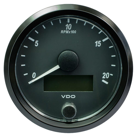 VDO Gauges VDO SingleViu 80mm (3-1/8") Tachometer - 2000 RPM [A2C3832960030]