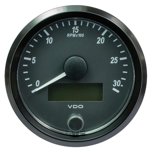 VDO Gauges VDO SingleViu 80mm (3-1/8") Tachometer - 3000 RPM [A2C3832980030]