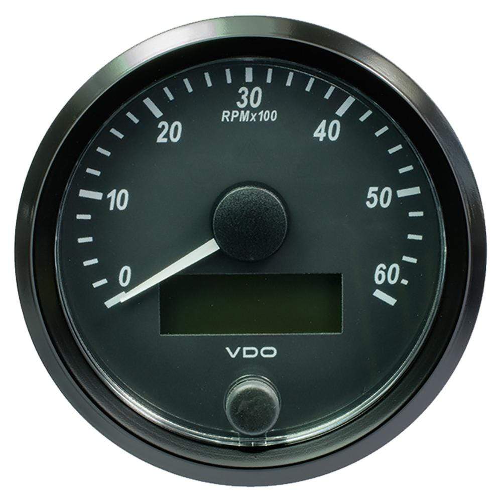 VDO Gauges VDO SingleViu 80mm (3-1/8") Tachometer - 6,000 RPM [A2C3833010030]