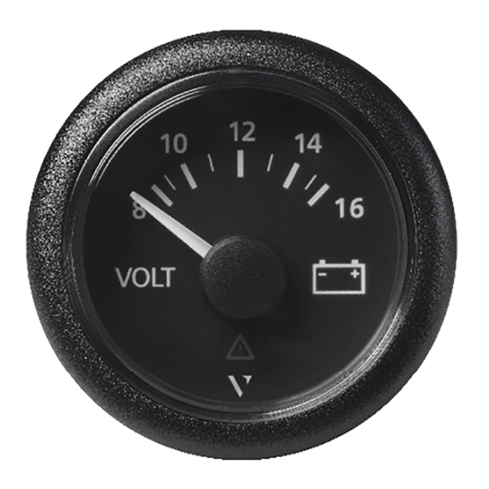 Veratron Gauges Veratron 52 MM (2-1/16") ViewLine Voltmeter - 8 to16V - Black Dial  Bezel [A2C59512545]