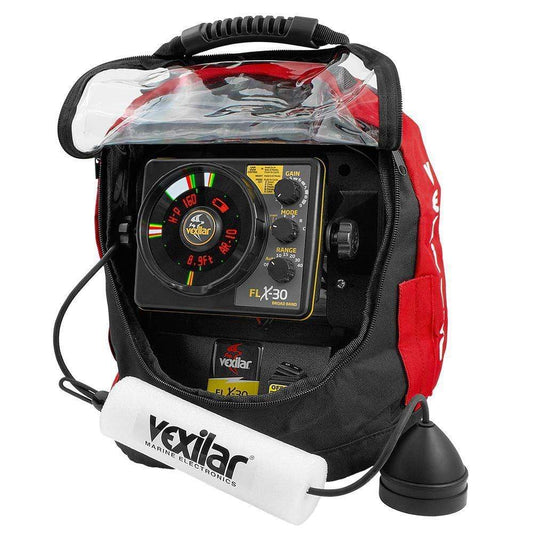 Vexilar Ice Flashers Vexilar UP30PV Ultra Pack Combo w/Broadband Transducer, Lithium Ion Battery  Charger [UPLI30BB]