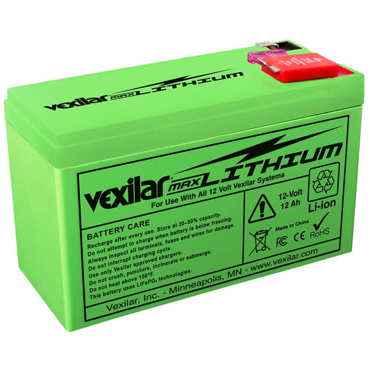 Vexilar Portable Power Vexilar 12V - 12 AH Max Lithium Battery [V-200L]