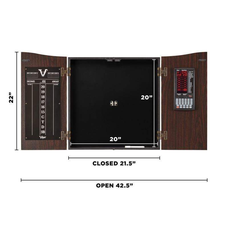 Viper Dartboard Viper Vault Deluxe Dartboard Cabinet with Pro Score