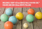 Viva Sol Outdoor Games Viva Sol 107mm Resin Bocce Ball Set