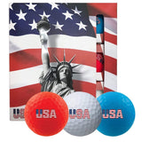 Volvik Golf : Balls Volvik USA Golf Ball Pack - 3 Sleeves - Red White Blue