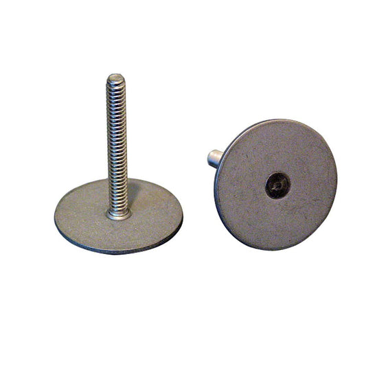 Weld Mount Steering Systems Weld Mount Stainless Steel Stud 1.25" Base 10 x 24 Threads 1.00" Tall - 15 Quantity [102416]