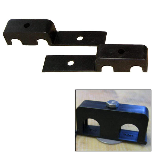 Weld Mount Tools Weld Mount Double Poly Clamp f/1/4" x 20 Studs - 1/2" OD - Requires 1.5" Stud - Qty. 25 [80500]