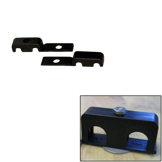 Weld Mount Tools Weld Mount Double Poly Clamp f/1/4" x 20 Studs - 1/4" OD - Requires 0.75" Stud - Qty. 25 [80250]