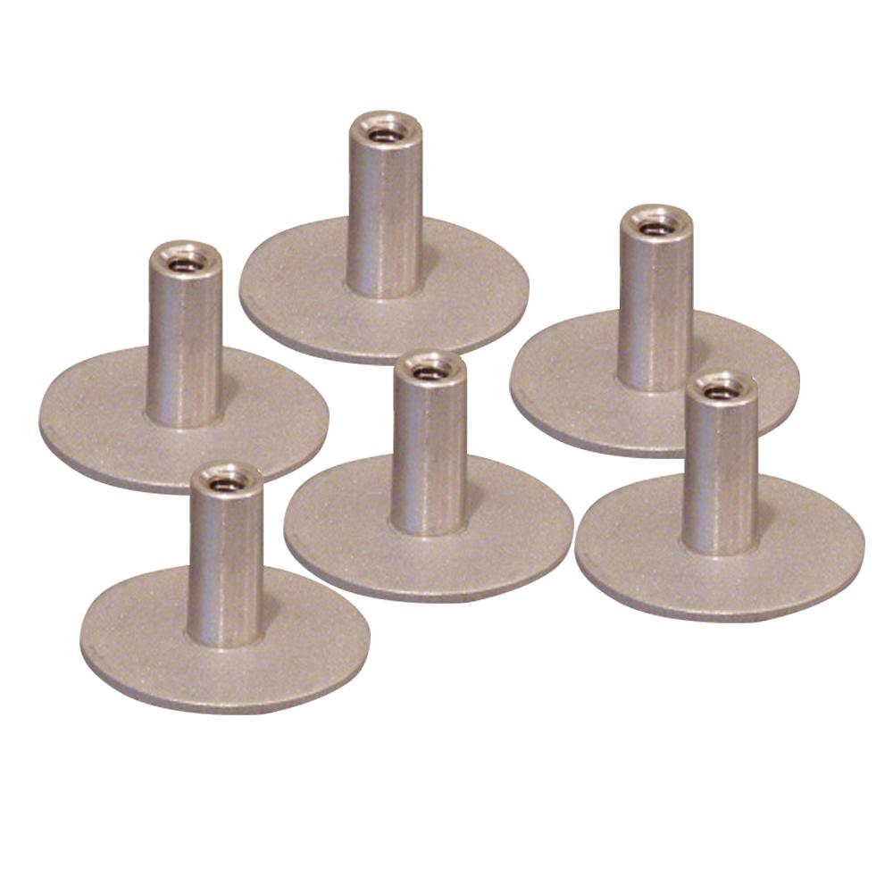 Weld Mount Tools Weld Mount Stainless Steel Standoff 1.25" Base  1/4" x 20 Thread .75    Tall - 6-Pack [142012304]