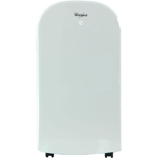 Whirlpool Whirlpool Dual-Exhaust Portable Air Conditioner with Remote Control in White for Rooms up to 400-Sq. Ft.