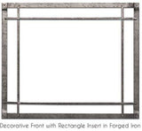 White Mountain Hearth by Empire Fronts White Mountain Hearth by Empire - Front, 3-in. Forged Iron, Distress Pewter-DFF36LFPD
