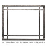 White Mountain Hearth by Empire Fronts White Mountain Hearth by Empire - Front, Forged Iron, Distress Pewter-DFF40FPD
