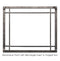 White Mountain Hearth by Empire Fronts White Mountain Hearth by Empire - Inset, Forged Iron, Distress Pewter, Rectangular-DFF40CPD