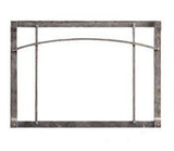 White Mountain Hearth by Empire Surrounds Empire Hearth - Inset, Forged Iron, Distress Pewter, Arch