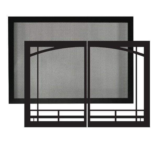 White Mountain Hearth By Empire White Mountain Hearth By Empire Accessories White Mountain Hearth By Empire - Door Set, Black, Rect (Req Barrier Frame)