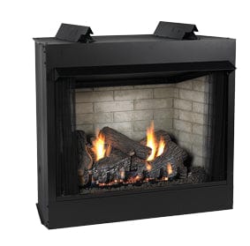 White Mountain Hearth by Empire White Mountain Hearth by Empire Unit White Mountain Hearth by Empire - Circulating, Flush Front, Refractory Liner | VFD42FB2MF