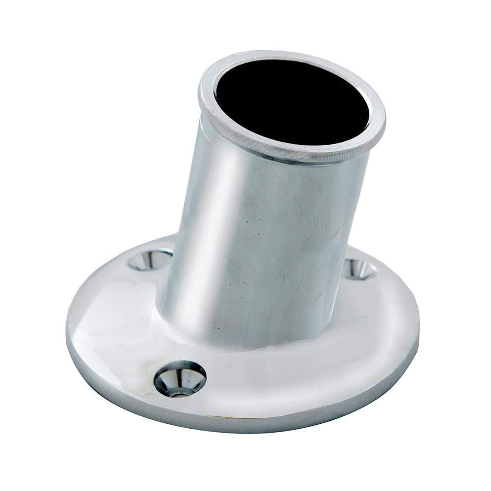 Whitecap Accessories Whitecap Top-Mounted Flag Pole Socket CP/Brass - 1" ID [S-5002]