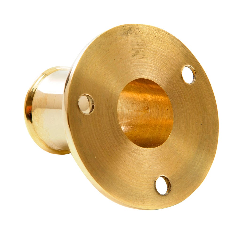 Whitecap Accessories Whitecap Top-Mounted Flag Pole Socket Polished Brass - 3/4" ID [S-5001B]