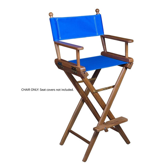 Whitecap Deck / Galley Whitecap Captains Chair w/o Seat Covers - Teak [60039]
