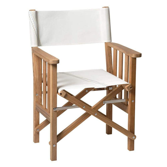 Whitecap Deck / Galley Whitecap Directors Chair II w/Sail Cloth Seating - Teak [61054]