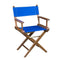 Whitecap Deck / Galley Whitecap Directors Chair w/Blue Seat Covers - Teak [60041]