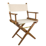 Whitecap Deck / Galley Whitecap Directors Chair w/Natural Seat Covers - Teak [60044]