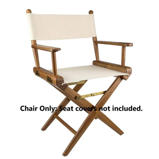 Whitecap Deck / Galley Whitecap Directors Chair w/o Seat Covers - Teak [60040]