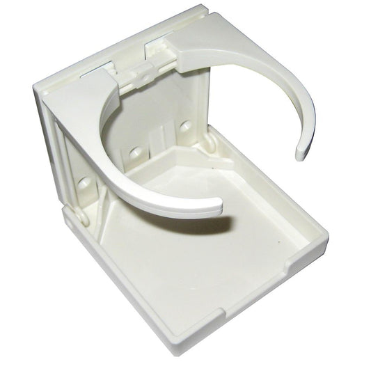 Whitecap Deck / Galley Whitecap Folding Drink Holder - White Nylon [S-5086P]