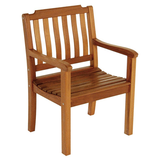 Whitecap Deck / Galley Whitecap Garden Chair w/Arms - Teak [60065]