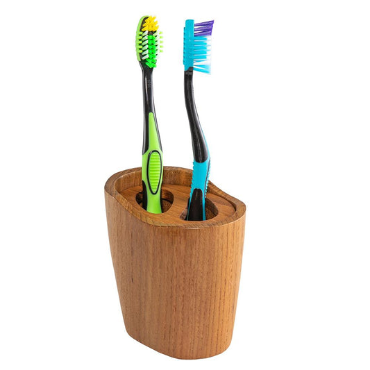 Whitecap Deck / Galley Whitecap Oval Toothbrush Holder (Oiled) - Teak [63112]