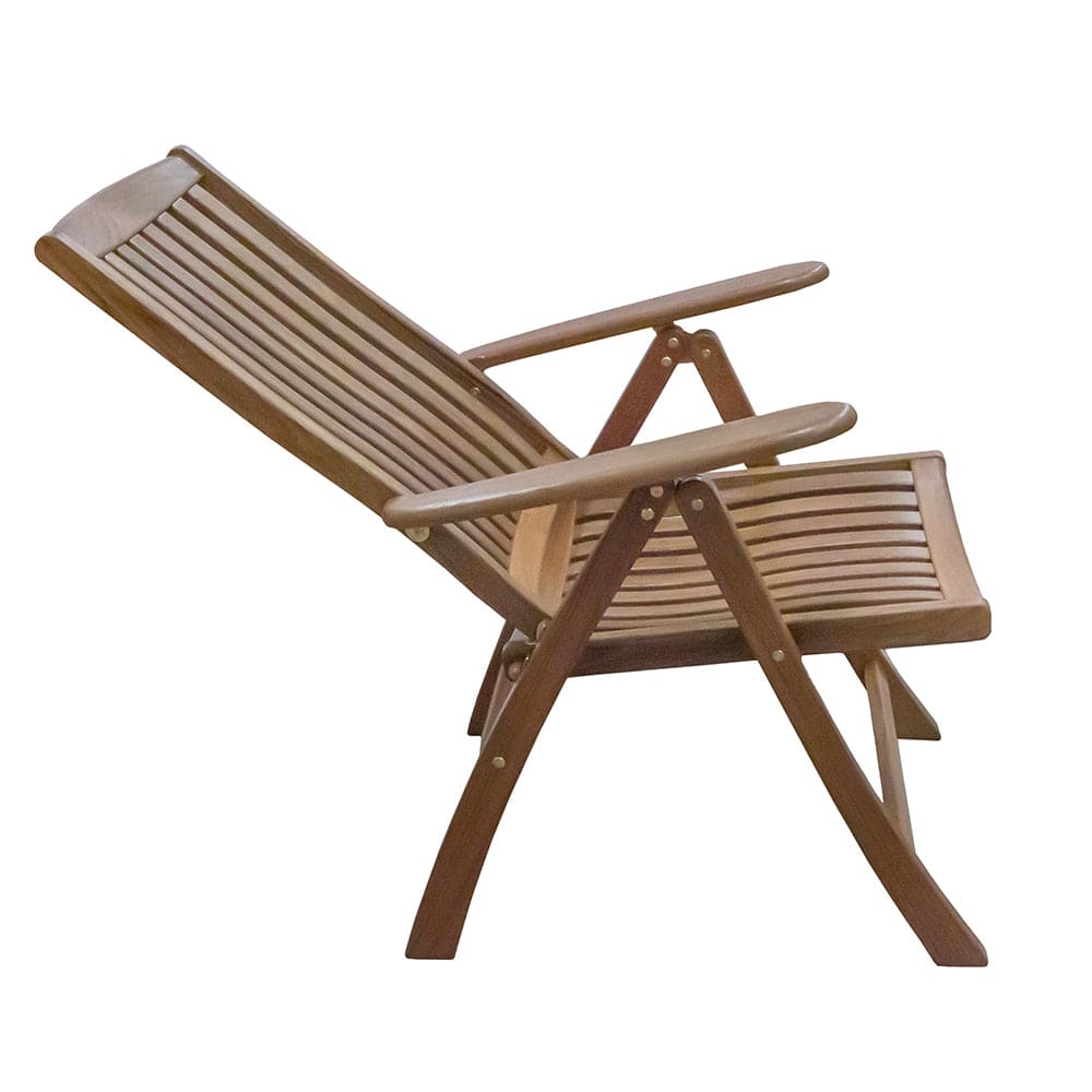 Whitecap Deck / Galley Whitecap Reclining Arm Chair - Teak [60071]