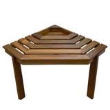 Whitecap Deck / Galley Whitecap Shower/Corner Stool - Teak [63106]