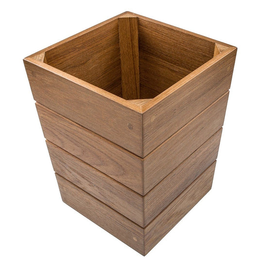 Whitecap Deck / Galley Whitecap Small Waste Basket - Teak [63102]