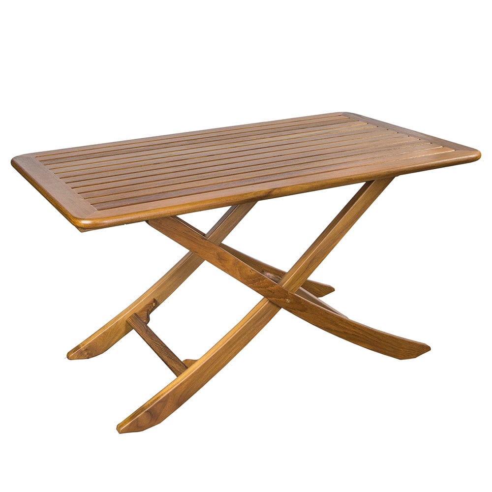 Whitecap Deck / Galley Whitecap Teak Large Adjustable Slat Top Table [60029]