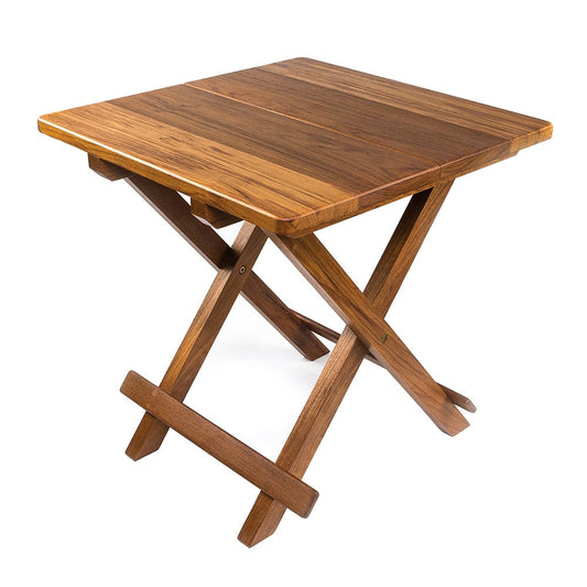 Whitecap Deck / Galley Whitecap Teak Solid Top Fold Away Table [60031]