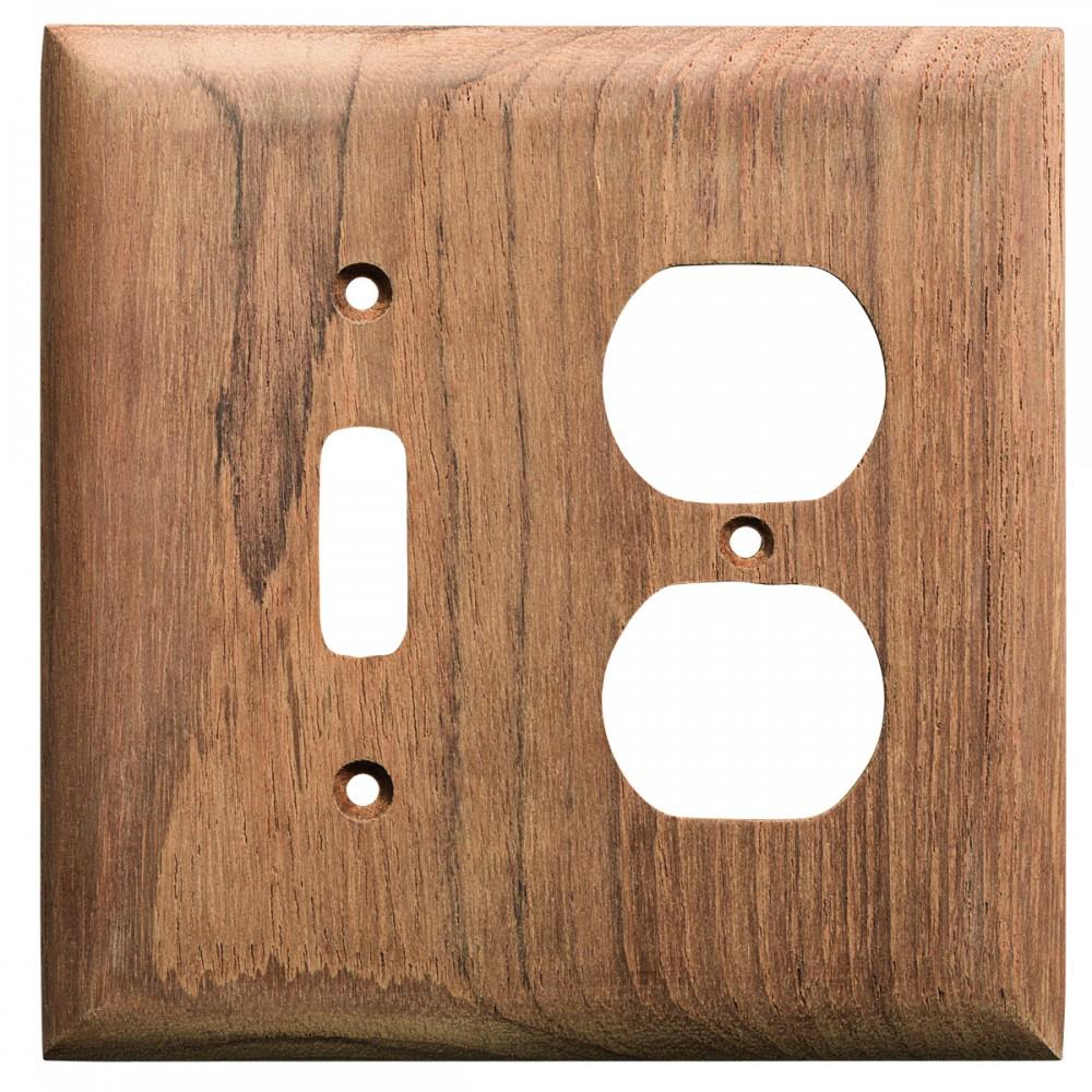Whitecap Deck / Galley Whitecap Teak Toggle Switch/Duplex/Receptacle Cover Plate [60178]