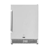 Whynter Beverage Refrigerators Whynter 24" Built-in Outdoor 5.3 cu.ft. Beverage Refrigerator Cooler Full Stainless Steel Exterior with Lock and Caster Wheels