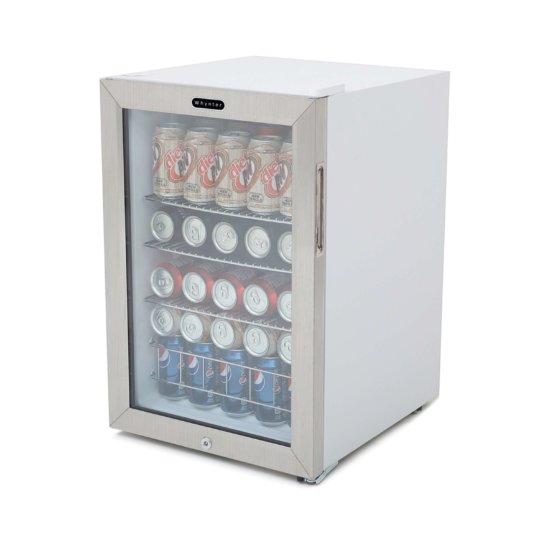 Whynter Beverage Refrigerators Whynter Beverage Refrigerator With Lock - Stainless Steel 90 Can Capacity