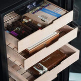 Whynter Cigar Cooler Humidor Whynter 4.2 cu.ft. Cigar Cabinet Cooler and Humidor with Humidity Temperature Control and Spanish Cedar Shelves