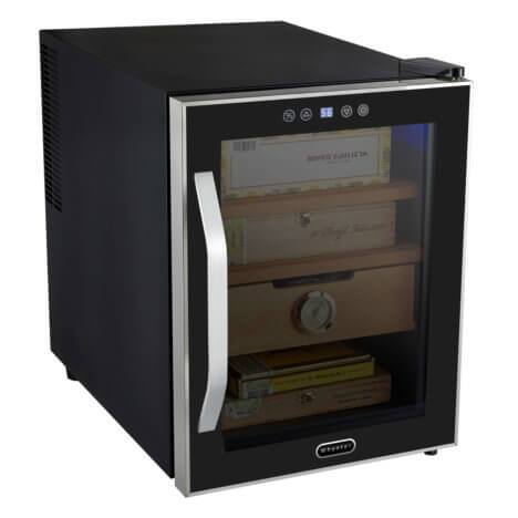 Whynter Cigar Cooler Humidor Whynter Elite Touch Control Stainless 1.2 cu.ft. Cigar Cooler Humidor