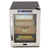 Whynter Cigar Cooler Humidor Whynter Stainless Steel 1.2 cu. ft. Cigar Cooler Humidor