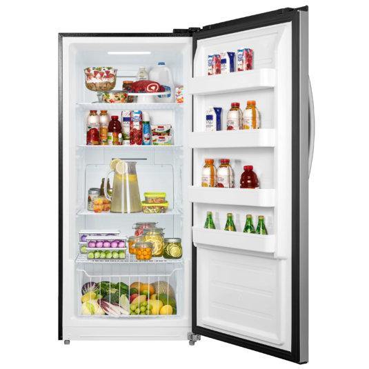 Whynter Compact Freezer / Refrigerators 13.8 cu.ft. Energy Star Digital Upright Convertible Deep Freezer / Refrigerator  - Stainless Steel