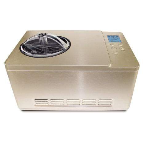 Whynter Ice Cream Maker Whynter Ice Cream Maker 2 Quart Capacity Stainless Steel Bowl & Yogurt Function in Champagne Gold