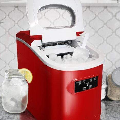 Whynter Ice Makers Whynter Compact Portable Ice Maker 27 lb capacity - Red