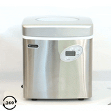 Whynter Ice Makers Whynter Portable Ice Maker with 49lb Capacity Stainless Steel with Water Connection